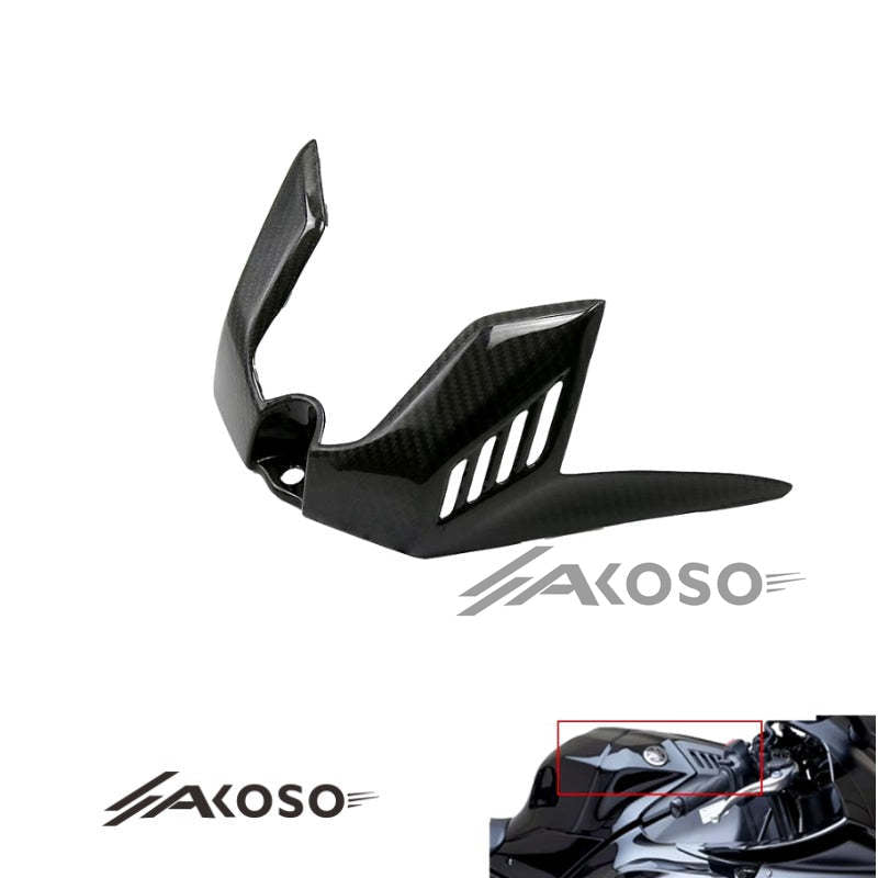 AKOSO 2020-2024 Yamaha R1 R1M Carbon Fiber Fuel Gas Tank Air Box Front Cover Fairing Motorcycle