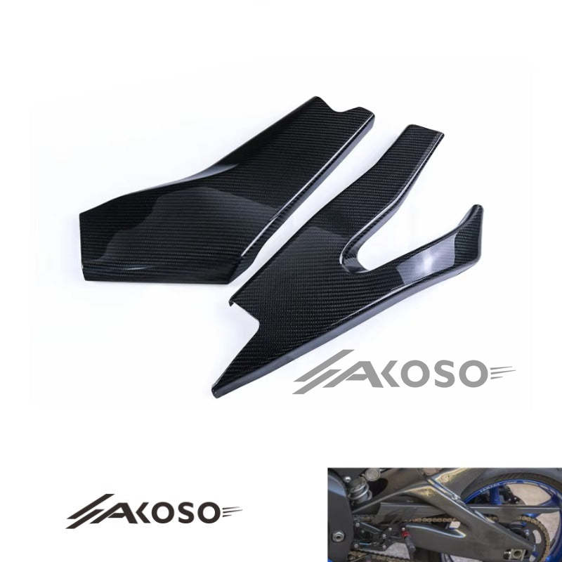 AKOSO 2017-2024 Yamaha R6 Carbon Fiber Swing Arm Protective Cover