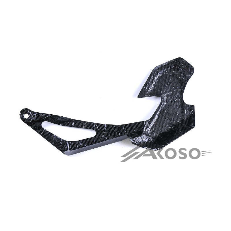 AKOSO Yamaha 2016+ MT10 FZ10 / 2015+ R1 Carbon Fiber Rear Chain Guard Protection Cover Motorcycle