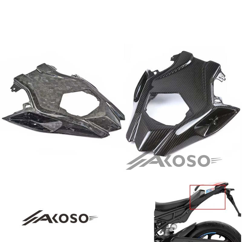 AKOSO 2019-2022 BMW S1000RR Real Carbon Fiber Under Tail Seat Cover Panel Cowl Fairing