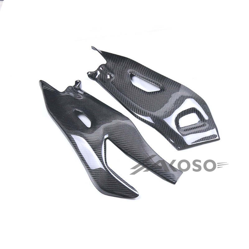 AKOSO 2015-2019 Yamaha YZF-R1 R1M Carbon Fiber Motorcycle Swingarm Chain Protector Swing Arm Cover