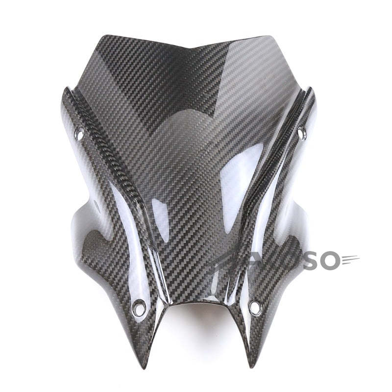 AKOSO 2021-2024 Yamaha MT09 FZ09 100% Carbon Fiber Front Air Deflectors Windshield Windscreen