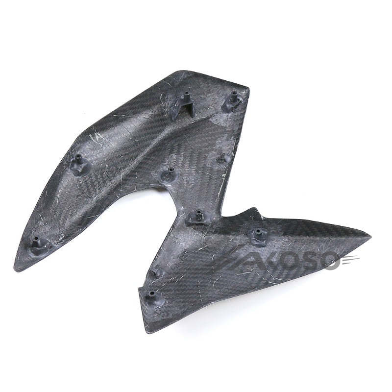 AKOSO Kawasaki Z H2 2021-2024 Carbon Fiber Motorcycle Right Side Panel Cover Guard Front Upper Fairing