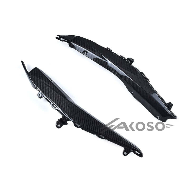 AKOSO 2022-2024 Yamaha R3 Carbon Tail Rear Seat Inside Side Cover Panels Fairing